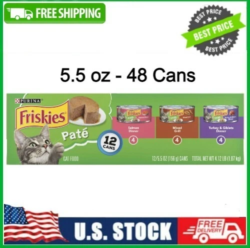Friskies wet cat food 48 cans 2025
