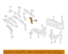 GM OEM 10-17 Terrain Rear Body Floor Rear Body-Tail Lamp Panel 20938279