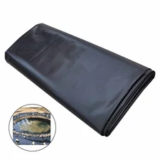 10ft*20ft 39mil Pond Liner Flexible Pond Skins HDPE Black Liner for Outdoor Pond