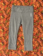 Reebok Women  s Gray Compression Athletic Pants Small