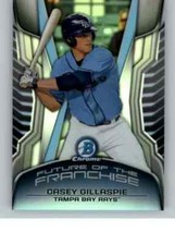 2014 Bowman Draft Future of the Franchise Mini Casey Gillaspie Rookie TB Rays