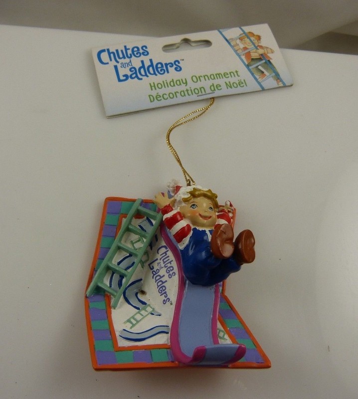 Chutes and Ladders retro holiday Christmas ornament Kurt S. Adler xmas