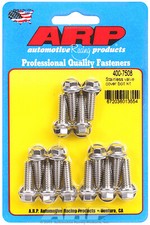 ARP 400-7508 Stainless Steel Valve Cover Bolt Kit Hex Head 14pc - 0.812" UHL BBC