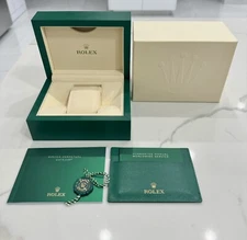 Authentic NEW STYLE ROLEX Datejust Watch Box Booklet 179273 179173 116234 116200