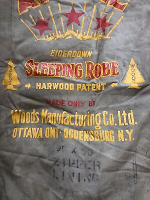 Vintage WOODS ARCTIC 3-Star Sleeping Robe with 2 Bags Vintage WOODS ARCTIC 3-Star Sleeping Robe with 2 Bags