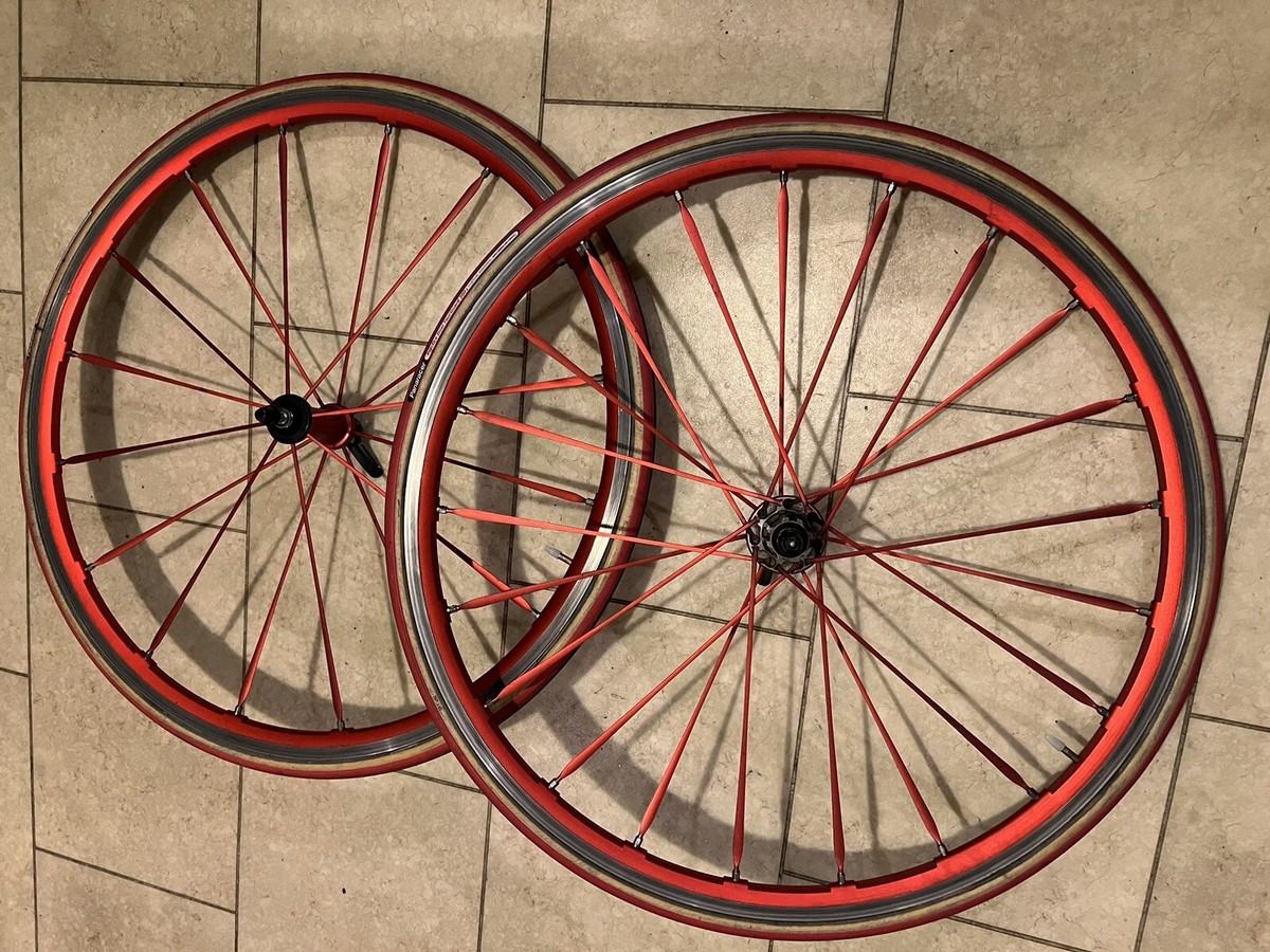 Campagnolo Fulcrum Racing Zero RED Wheels Tubular | eBay UK