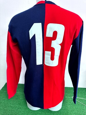 Shirt Genoa Youth Match Worn Shirt Vintage Camiseta Years UK
