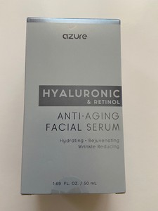 azure hyaluronic & retinol facial serum