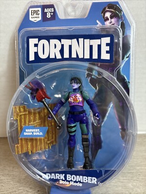 Fortnite Dark Bomber Solo Mode Action Epic Games Blue Girl Female 2019 Jazwares