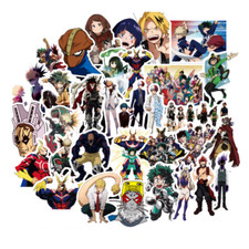 My Hero Academia Characters Assorted Skateboard Stickers Lot Of 50 Pieces