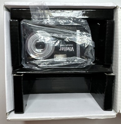 Vivitar ViviCam T016 Black 12.1 MP megapixel Digital Camera | eBay