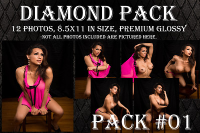 Jessy Dubai DIAMOND PACK 01 | Glossy Borderless Photo set of 12 | 8.5 X 11