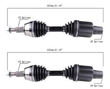 Ejes de transmisión CV completos para ejes todoterreno Dodge Dakota 05-11 Heavy Duty