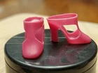 Vintage 1970's Mattel Barbie /Francie Hot Pink Mod  T-Strap Heels Japan