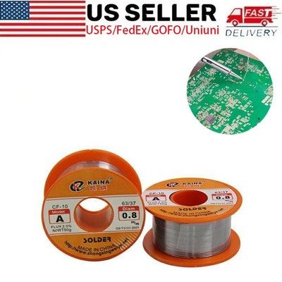 Tin Rosin Core Solder 0.6-1.5mm Wire For Electrical Soldering Pure Rosin Flux