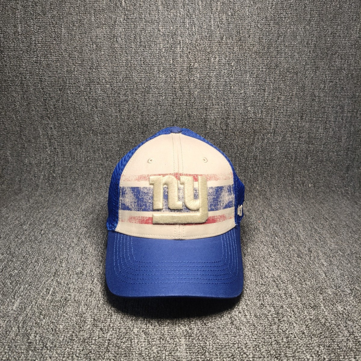 '47 Brand New York Giants Trucker Snapback Hat Blue One Size NFL