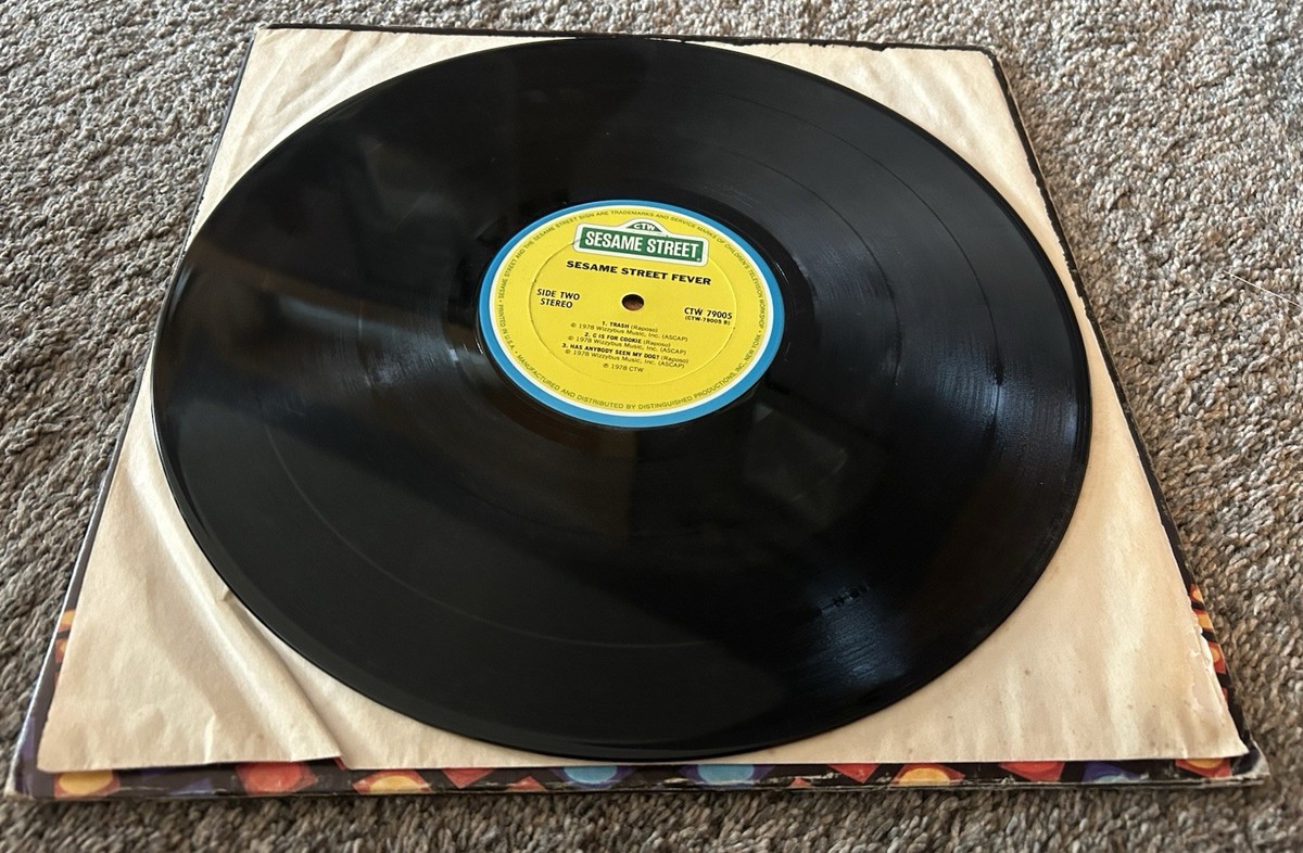 Sesame Street Fever Disco Gatefold LP 1978 CTW 79005 Bert Ernie