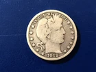 1912 Barber Half Dollar circulated