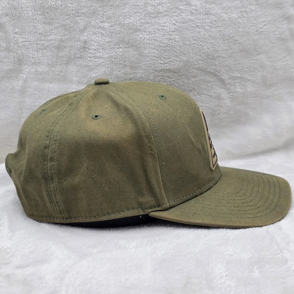 Boné chapéu NEFF Snap Back verde oliva masculino streetwear skate skatista Y2k - Imagem 2 de 4