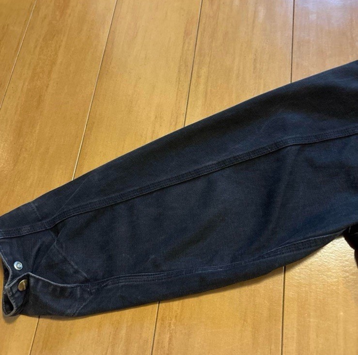 【幻級】Carhartt デトロイトジャケット JU1205 ブラック 裏地なし Carhartt Detroit Jacket JU1205 Black Unlined XL Vintage