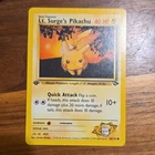 Pokémon Lt. Surge's Pikachu 84/132 Gym Challenge 1st Edition Wizards Card