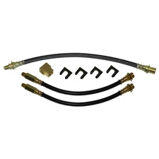 Rubber Brake Hose Kit Drum Brakes 1966-68 Buick Riviera 3pc