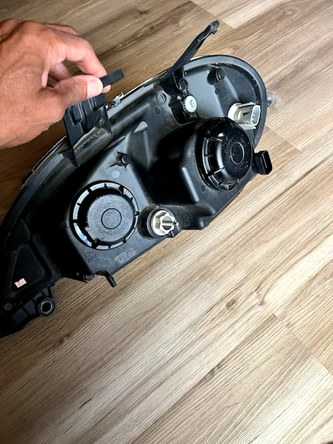 Black Fits 1998-2001 Mercedes W163 ML320 ML430 ML55 LED Bar Projector Headlights - Image 3 of 4