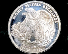 Money Metals-Statue of Liberty Round, 1/2 Troy oz pure .999 Fine Silver 81.80 per troy oz