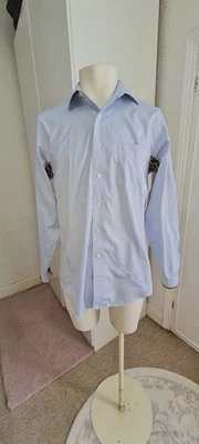 BROOKS BROTHERS – RARE LEOPARD DETAIL DRESS SHIRT 15-35 / 165-92B 👔🔵 - Image 1 of 4