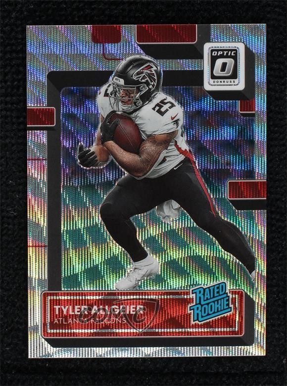 2022 Panini Donruss Optic Rated Rookie Wave Prizm /300 Tyler Allgeier #278 0q5m