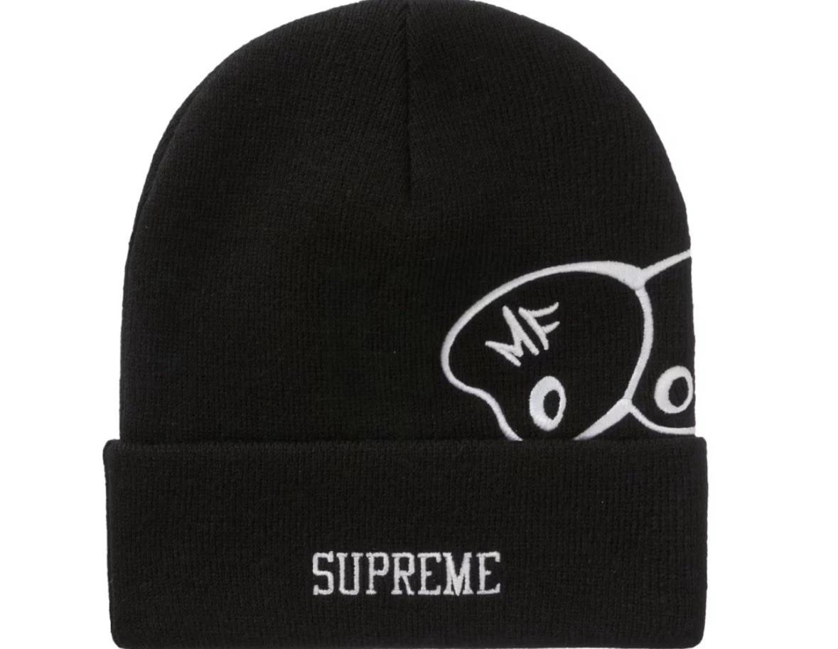 NEW Supreme MF Doom Beanie Black FW23BN74 One Size
