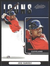 Jose Ramirez #I-5 2022 Panini Absolute Icons Retail Cleveland Guardians