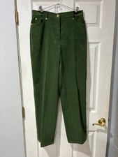 ST. JOHN SPORT BY MARIE GRAY SIZE 10 FIVE POCKET GREEN PANT