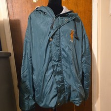 Vintage 90s Disney Store Winnie the Pooh Nylon Windbreaker Jacket Size X Large