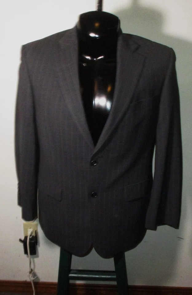 BROOKS BROTHERS Gray Wool 2 Pc Suit Men's Size 40 Short, 34X32 - Image 2 of 4