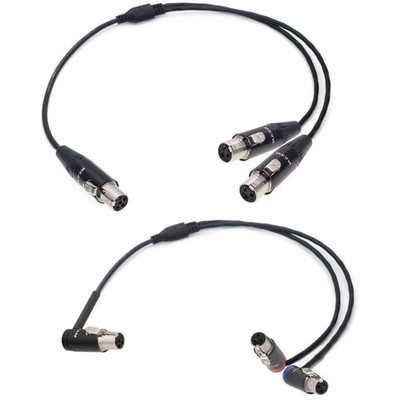 TA5F Female to Dual TA3F Audio Y Cable for Lectrosonics SRc5P/ SRb5P Receiver