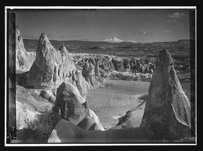 Photo:[Mt. Erciyes from Orta Hisar ridge, Cappadocia, Turkey]
