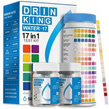 Drinking Water Test Strips 17 in 1 50 Strips  2 Bacteria Tester Kits, Complete