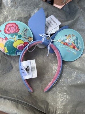NEW Disney 2026 Flower & Garden  Loungefly Alice In Wonderland Ears Headband 