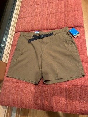 Columbia Shorts Sullivan Bay EXS Omni-Shade 50+ UPF Brown Men's Size 38 Regular