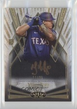 2022 Topps Tier One Break Out Bronze Ink /25 Yohel Pozo #BOA-YP Auto 5sb