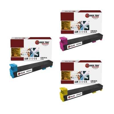 3Pk LTS 823A CMY Compatible for HP LaserJet CP6015de CP6015dn Toner Cartridge