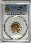 1909 LINCOLN CENT PCGS MS 65 RB
