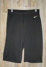 Nike Performance Shorts Womens Sz XL 16-18 Black Active Gym Vintage Y2K