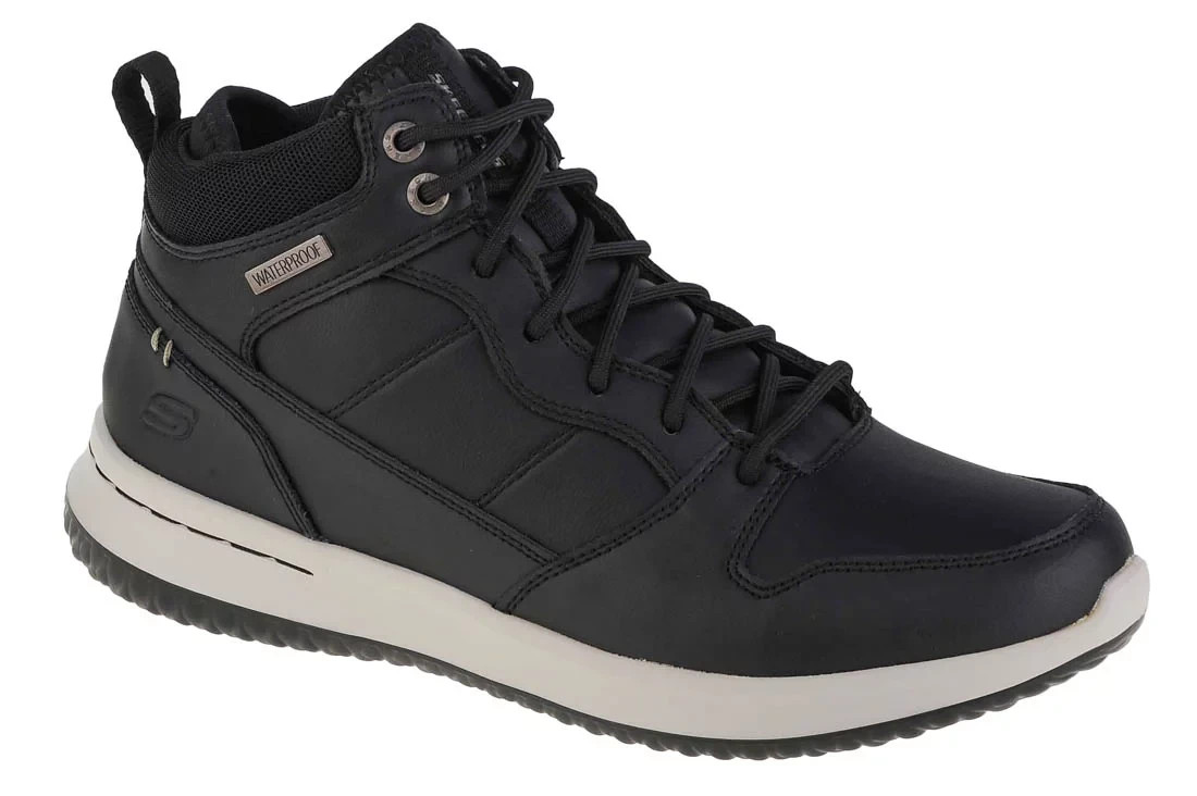 SKECHERS Mens Waterproof Memory Foam Cushioned Comfort Leather Boots-UK 6-12 image 9
