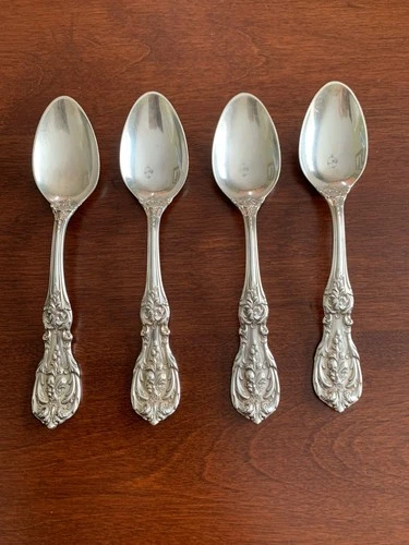 SCRAP OR NOT 4 Reed & Barton Spoons Sterling Silver