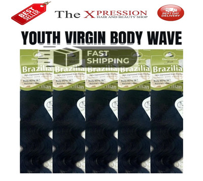 Dressmaker Youth 100% Virgin Brazilian Body Wave Hair 125g Next Day UK