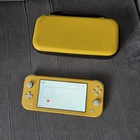 Nintendo Switch Lite yellow with case
