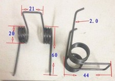 2pcs  Double torsion spring Torsion spring Wire diameter: 2mm New