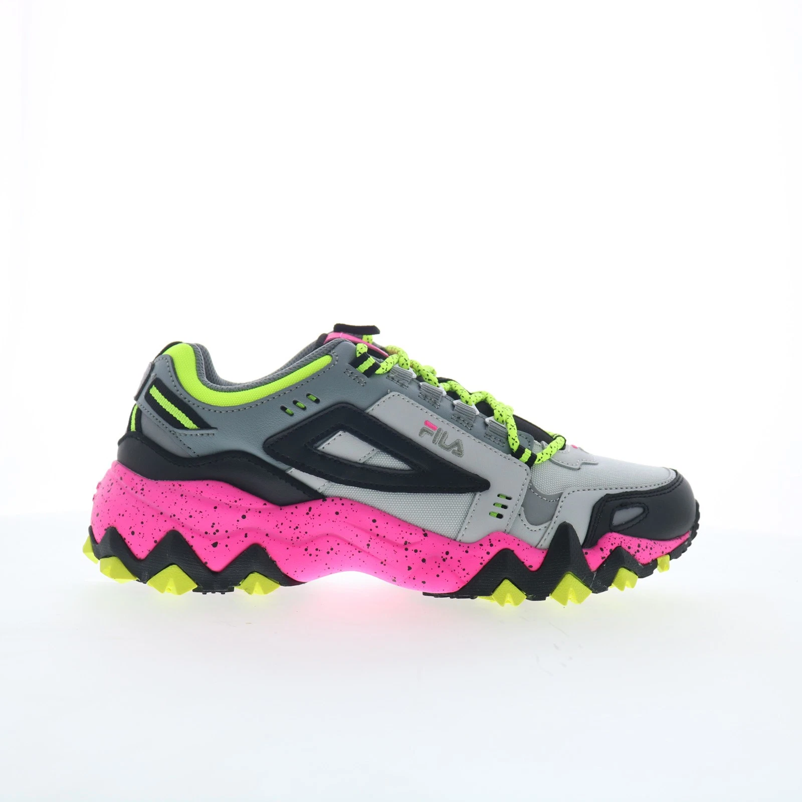 Fila Oakmont TR 5JM00949-059 Womens Gray Leather Athletic Hiking Shoes 9.5